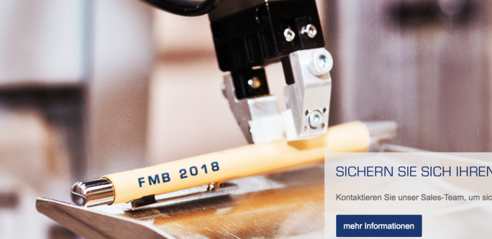 Volavis auf der FMB 2018 – Zuliefermesse Maschinenbau